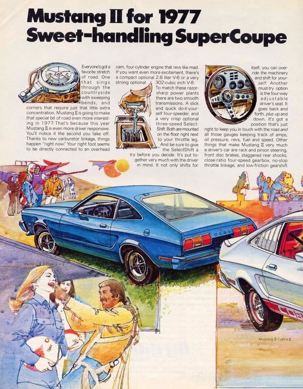1977 Ford Mustang Advertising
